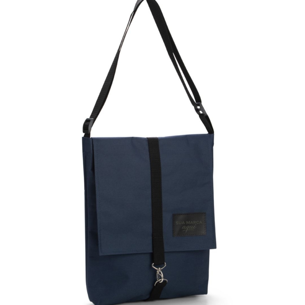 BOLSA LATERAL COM ABA LOCK NYLON MESCLADO 