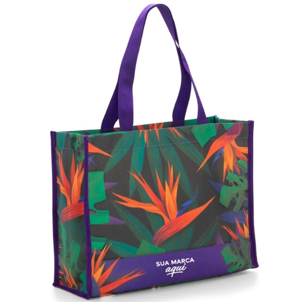 Bolsa Tropical Estampada 