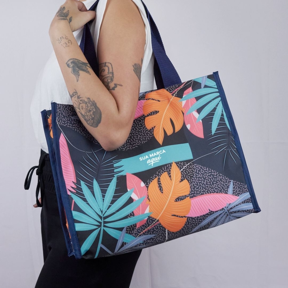 Bolsa Tropical Estampada 