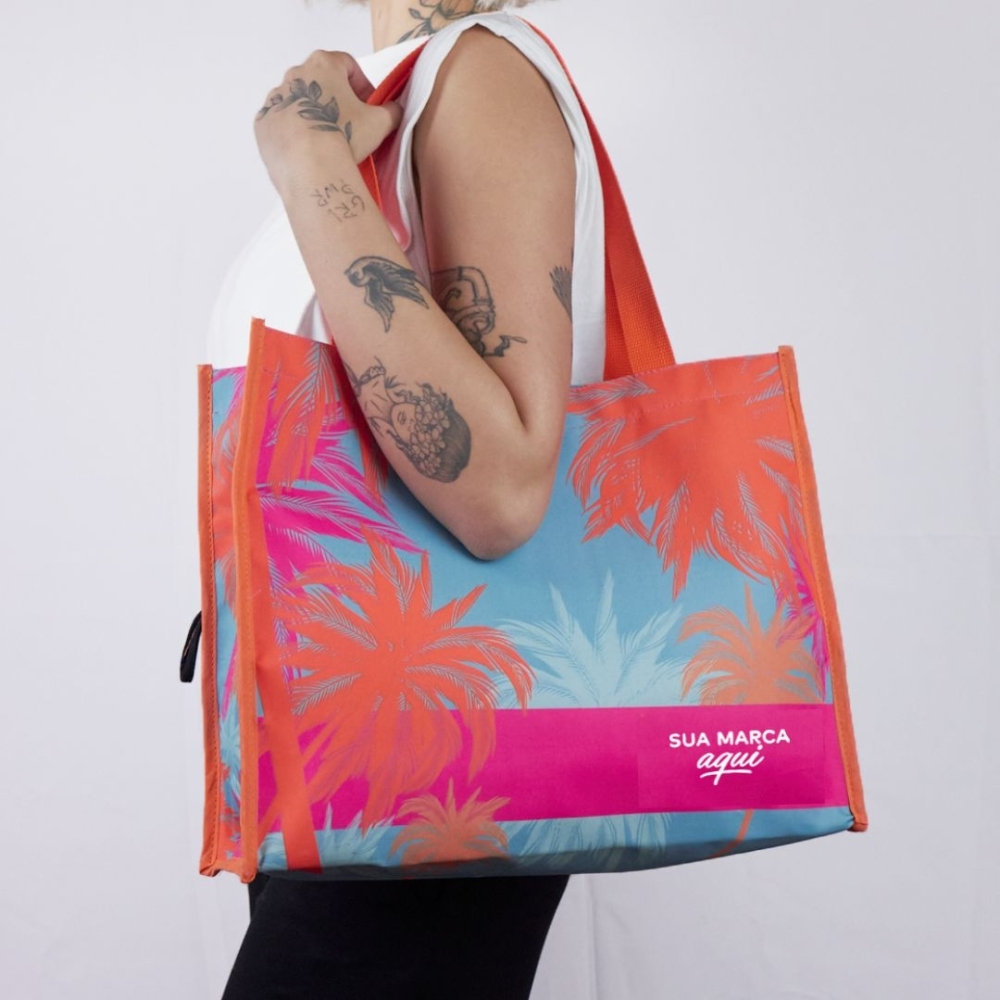 Bolsa Tropical Estampada 